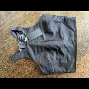 NWT woman’s black sleeveless top